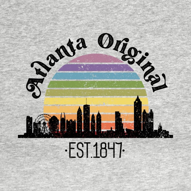 Atlanta Original Retro Rainbow by Perpetual Brunch